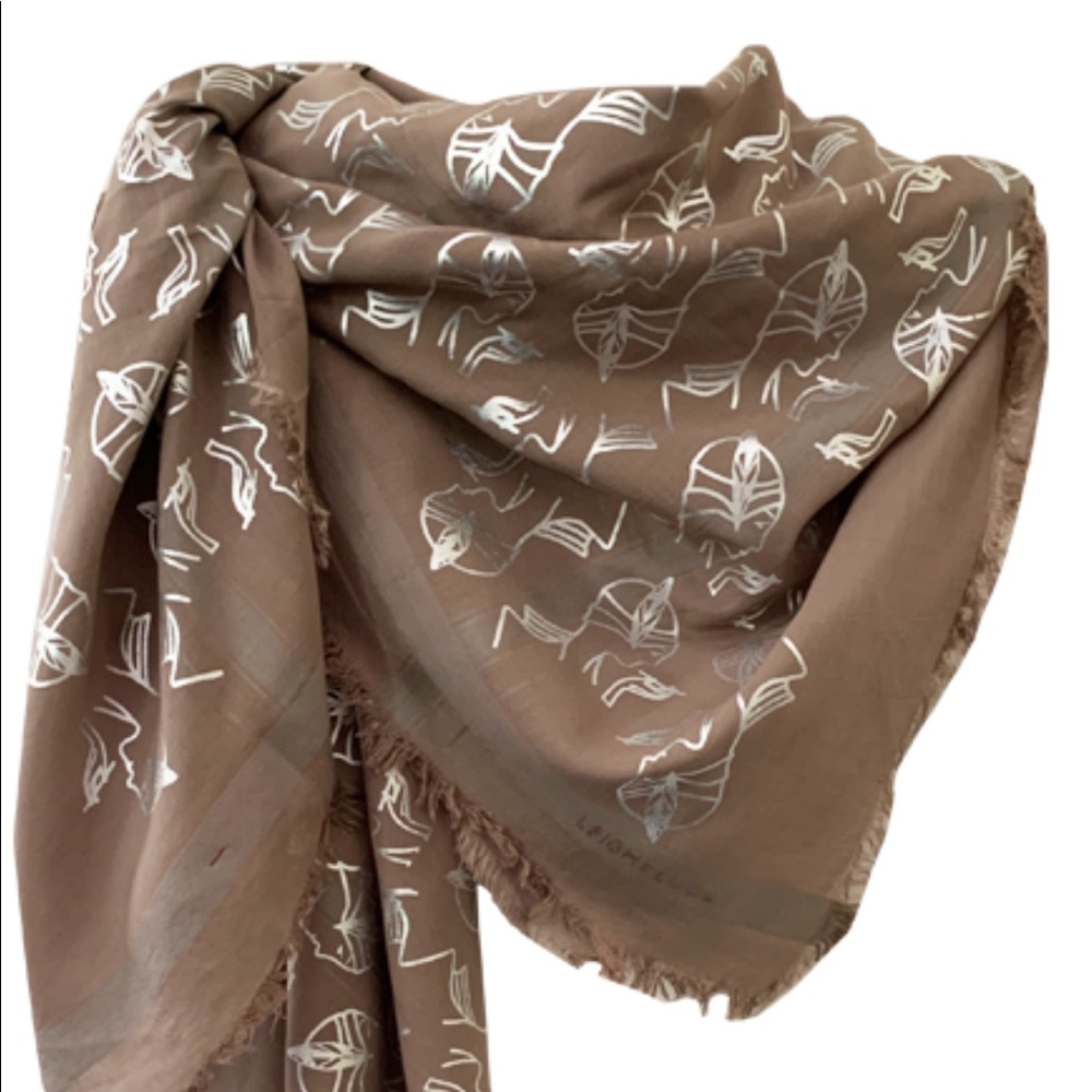 Leigh & Luca Fine Silk Cotton Scarf